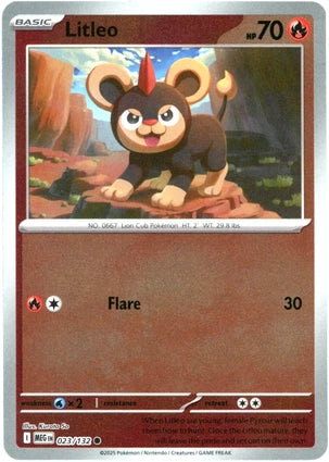 Litleo 023/132 (ME01: Mega Evolution)  - Reverse Holofoil | Good Games Adelaide SA