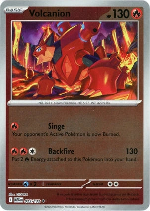 Volcanion 025/132 (ME01: Mega Evolution)  - Reverse Holofoil | Good Games Adelaide SA