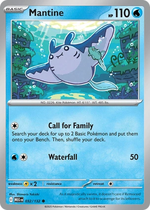 Mantine 032/132 (ME01: Mega Evolution)  | Good Games Adelaide SA