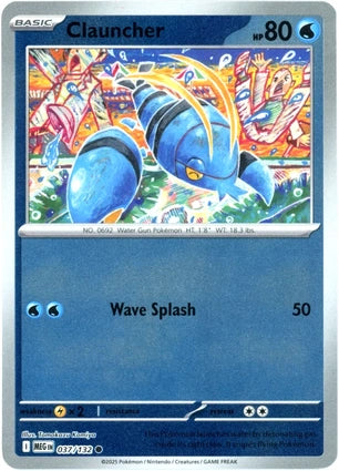 Clauncher 037/132 (ME01: Mega Evolution)  - Reverse Holofoil | Good Games Adelaide SA