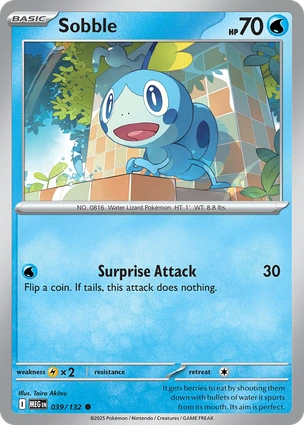Sobble 039/132 (ME01: Mega Evolution)  | Good Games Adelaide SA