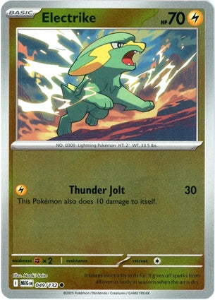 Electrike 049/132 (ME01: Mega Evolution)  - Reverse Holofoil | Good Games Adelaide SA