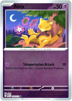 Abra 054/132 (ME01: Mega Evolution)  - Reverse Holofoil | Good Games Adelaide SA