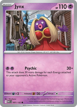 Jynx 057/132 (ME01: Mega Evolution)  | Good Games Adelaide SA