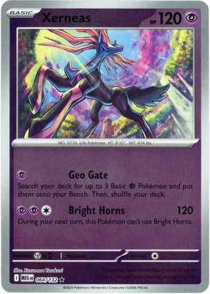 Xerneas 064/132 (ME01: Mega Evolution)  - Reverse Holofoil | Good Games Adelaide SA