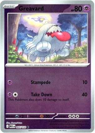 Greavard 065/132 (ME01: Mega Evolution)  - Reverse Holofoil | Good Games Adelaide SA