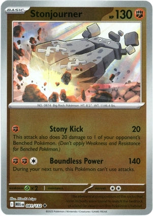 Stonjourner 081/132 (ME01: Mega Evolution)  - Reverse Holofoil | Good Games Adelaide SA