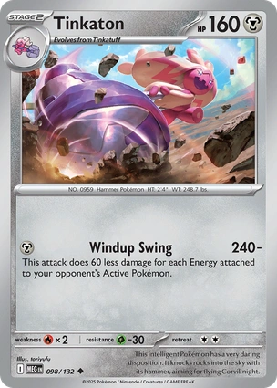 Tinkaton 098/132 (ME01: Mega Evolution)  | Good Games Adelaide SA