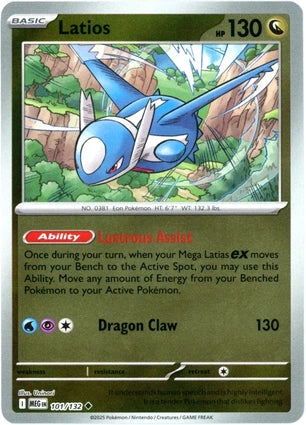 Latios 101/132 (ME01: Mega Evolution)  - Reverse Holofoil | Good Games Adelaide SA