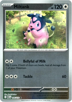 Miltank 106/132 (ME01: Mega Evolution)  - Reverse Holofoil | Good Games Adelaide SA