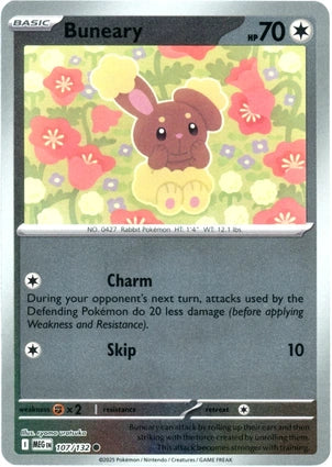 Buneary 107/132 (ME01: Mega Evolution)  - Reverse Holofoil | Good Games Adelaide SA