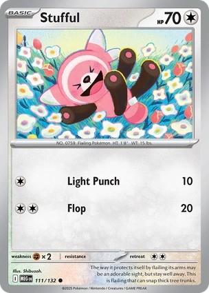 Stufful 111/132 (ME01: Mega Evolution)  | Good Games Adelaide SA