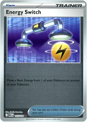 Energy Switch 115/132 (ME01: Mega Evolution)  - Reverse Holofoil | Good Games Adelaide SA