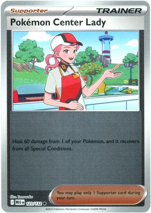 Pokemon Center Lady 123/132 (ME01: Mega Evolution)  - Reverse Holofoil | Good Games Adelaide SA