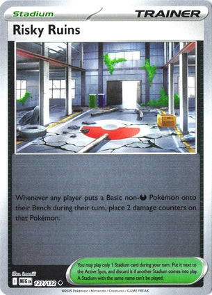 Risky Ruins 127/132 (ME01: Mega Evolution)  - Reverse Holofoil