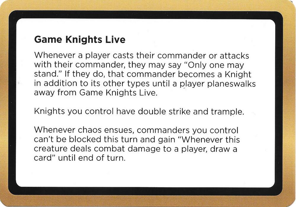Game Knights Live Black Lotus Unknown Planechase  (Oversize Cards)  | Good Games Adelaide SA