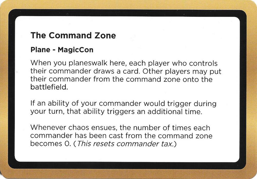 The Command Zone Black Lotus Unknown Planechase  (Oversize Cards)  | Good Games Adelaide SA