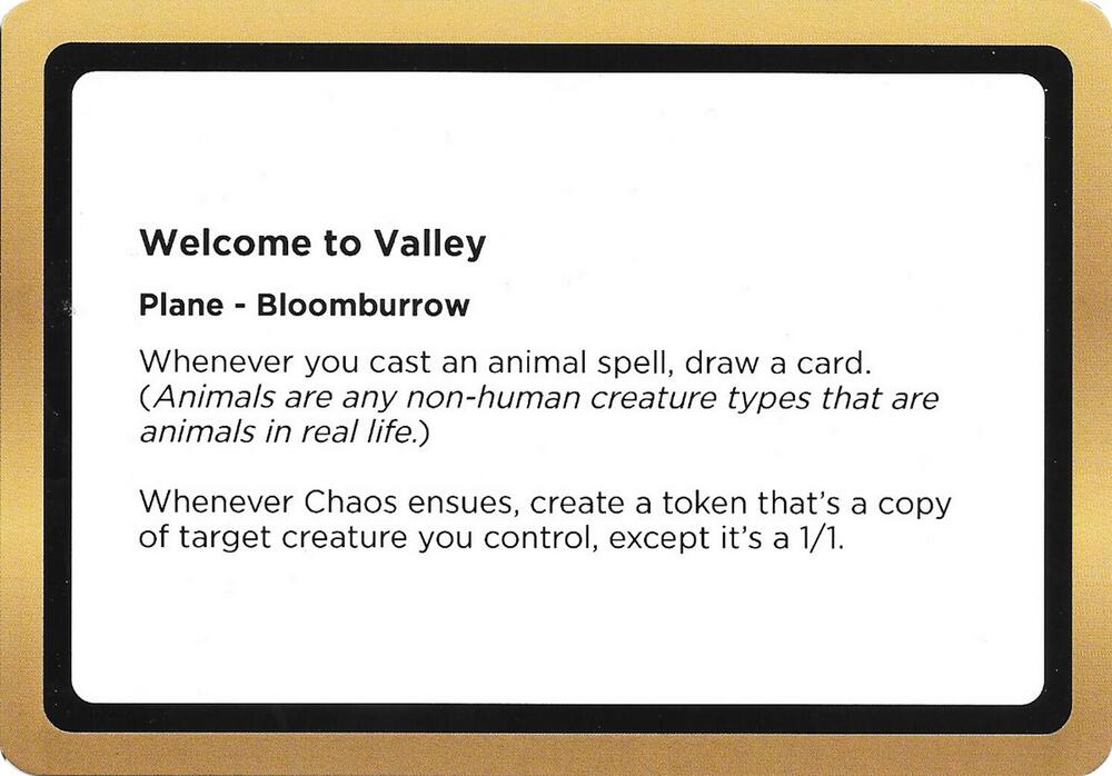 Welcome to Valley Black Lotus Unknown Planechase  (Oversize Cards)  | Good Games Adelaide SA