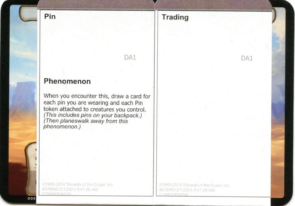 Pin Trading Black Lotus Unknown Planechase  (Oversize Cards)  | Good Games Adelaide SA