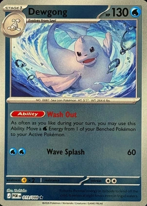 Dewgong 019/088 (ME03: Perfect Order)  - Reverse Holofoil | Good Games Adelaide SA