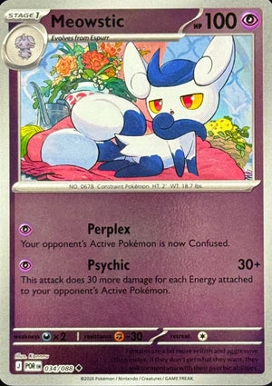 Meowstic 034/088 (ME03: Perfect Order)  - Reverse Holofoil | Good Games Adelaide SA