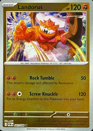 Landorus 041/088 (ME03: Perfect Order)  - Reverse Holofoil | Good Games Adelaide SA