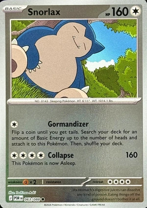 Snorlax 063/088 (ME03: Perfect Order)  - Reverse Holofoil | Good Games Adelaide SA