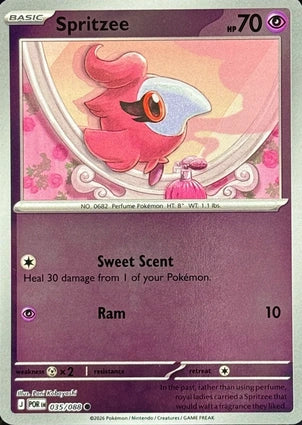 Spritzee 035/088 (ME03: Perfect Order)  - Reverse Holofoil | Good Games Adelaide SA