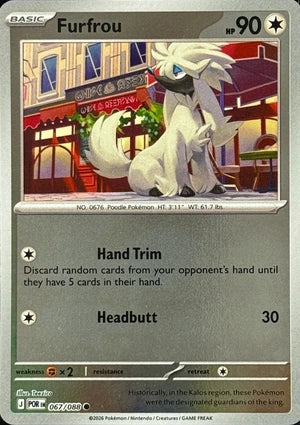 Furfrou 067/088 (ME03: Perfect Order)  - Reverse Holofoil | Good Games Adelaide SA