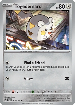 Togedemaru 073/094 (ME02: Phantasmal Flames)  | Good Games Adelaide SA