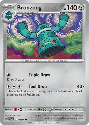 Bronzong 072/094 (ME02: Phantasmal Flames)  | Good Games Adelaide SA
