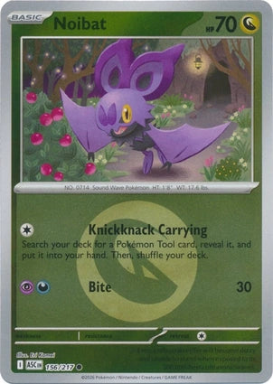 Noibat 156/217 (ME: Ascended Heroes)  - Reverse Holofoil | Good Games Adelaide SA
