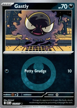 Gastly 123/217 (ME: Ascended Heroes)  - Reverse Holofoil | Good Games Adelaide SA