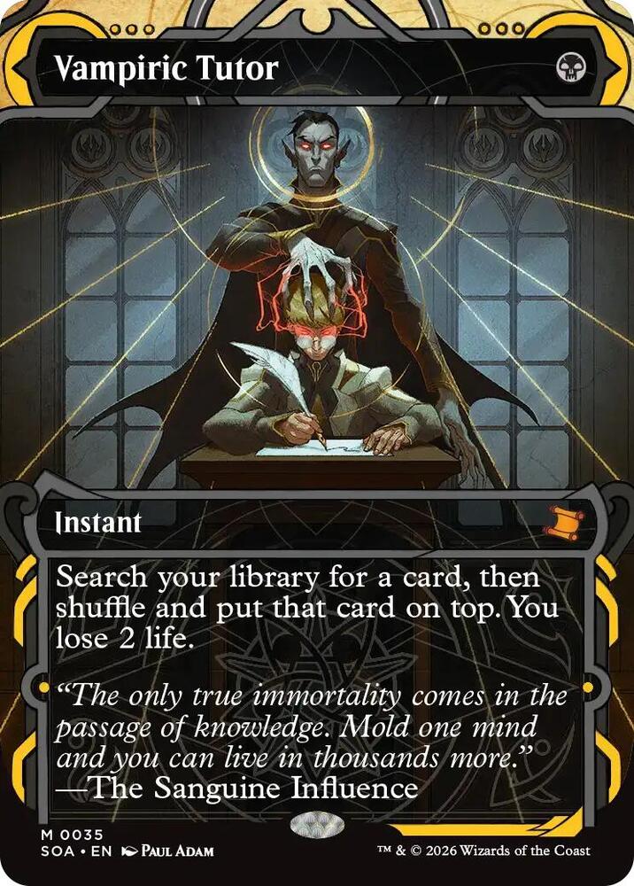 Vampiric Tutor 35 (Secrets of Strixhaven: Mystical Archive)  | Good Games Adelaide SA