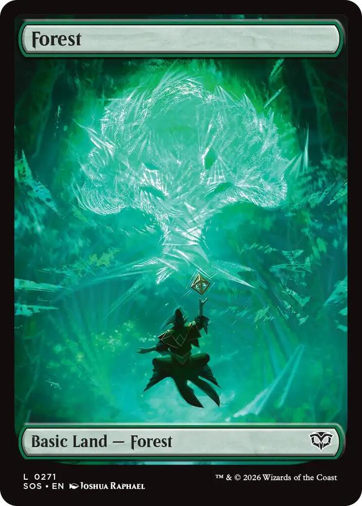 Forest 0271 271 (Secrets of Strixhaven)  - Foil