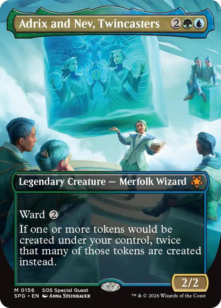 Adrix and Nev, Twincasters 156 (Special Guests)  - Borderless Foil | Good Games Adelaide SA