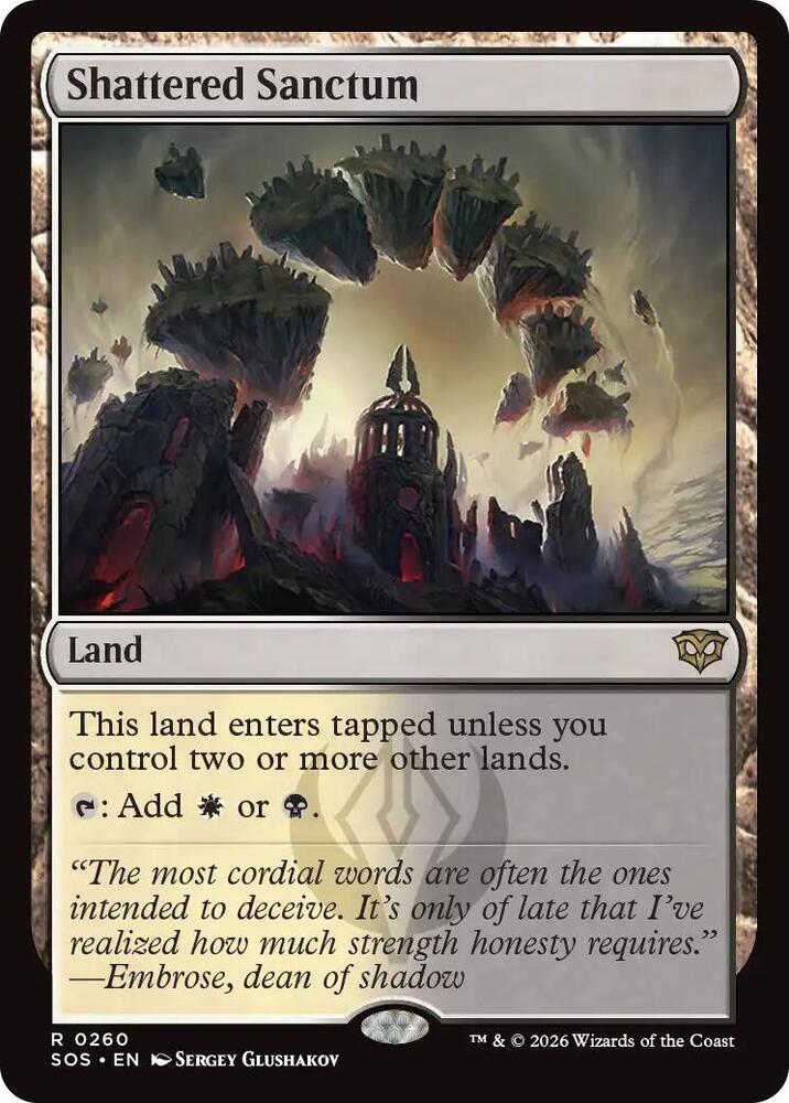 Shattered Sanctum 260 (Secrets of Strixhaven)  - Foil | Good Games Adelaide SA