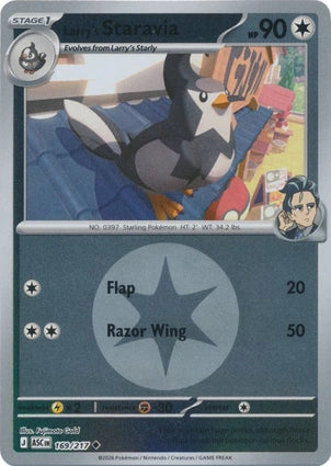 Larry's Staravia 169/217 (ME: Ascended Heroes)  - Reverse Holofoil | Good Games Adelaide SA