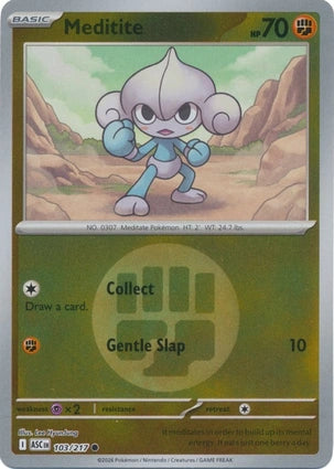Meditite 103/217 (ME: Ascended Heroes)  - Reverse Holofoil | Good Games Adelaide SA