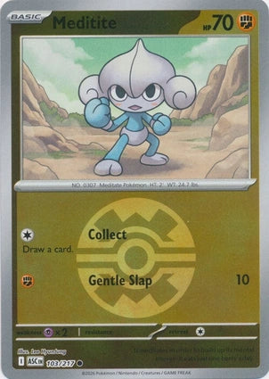 Meditite 103/217 (ME: Ascended Heroes)  - Reverse Holofoil | Good Games Adelaide SA