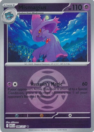 Mismagius 086/217 (ME: Ascended Heroes)  - Reverse Holofoil | Good Games Adelaide SA