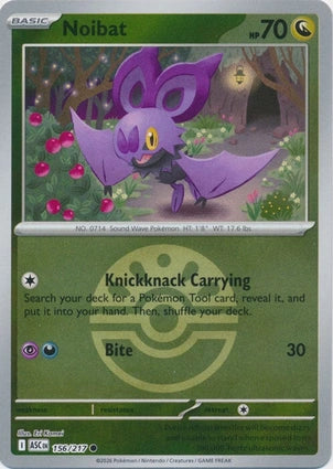 Noibat 156/217 (ME: Ascended Heroes)  - Reverse Holofoil | Good Games Adelaide SA