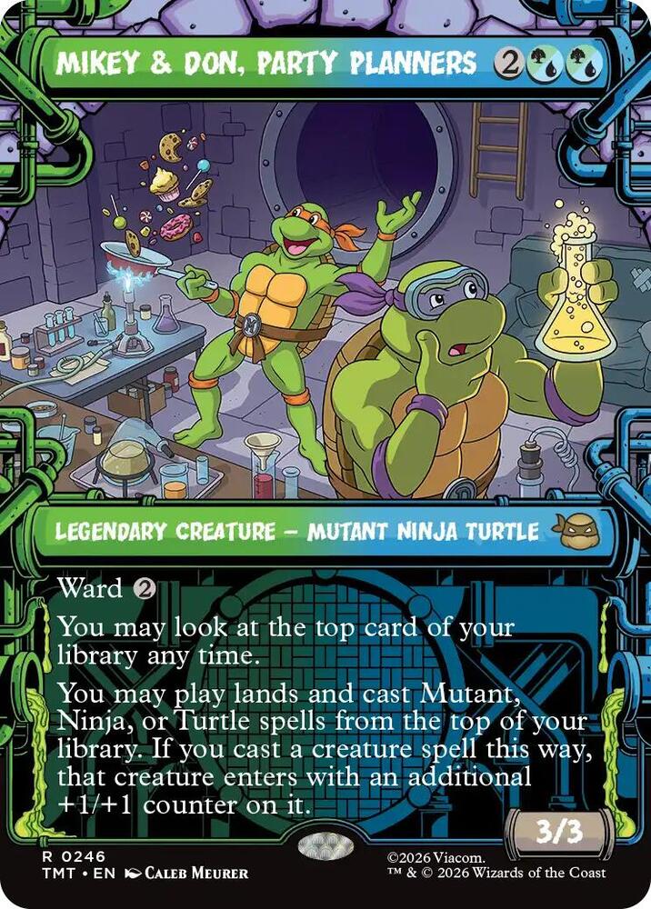 Mikey and Don Party Planners Showcase (Dupe) 246 (Teenage Mutant Ninja Turtles)  | Good Games Adelaide SA