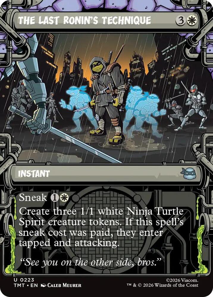 The Last Ronins Technique Showcase (Dupe) 223 (Teenage Mutant Ninja Turtles)  | Good Games Adelaide SA