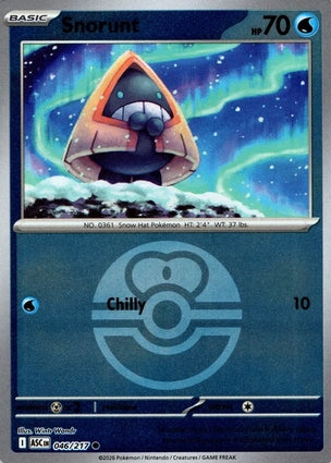 Snorunt 046/217 (ME: Ascended Heroes)  - Love Ball Holofoil | Good Games Adelaide SA