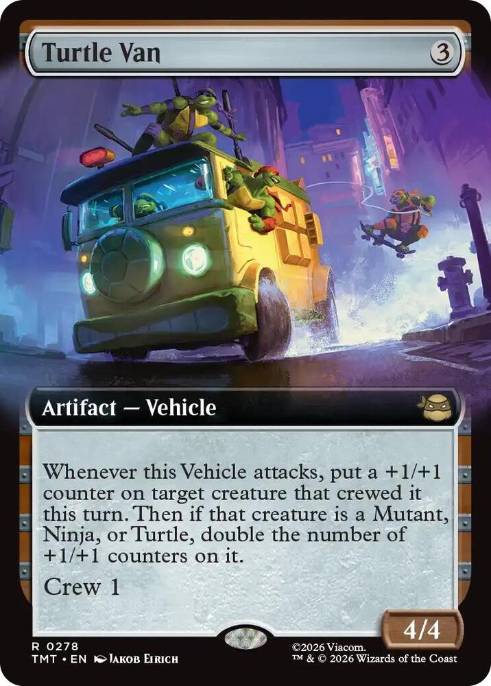 Turtle Van Extended Art (Dupe) 278 (Teenage Mutant Ninja Turtles)  | Good Games Adelaide SA