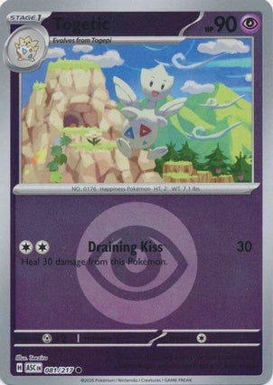 Togetic 081/217 (ME: Ascended Heroes)  - Reverse Holofoil | Good Games Adelaide SA