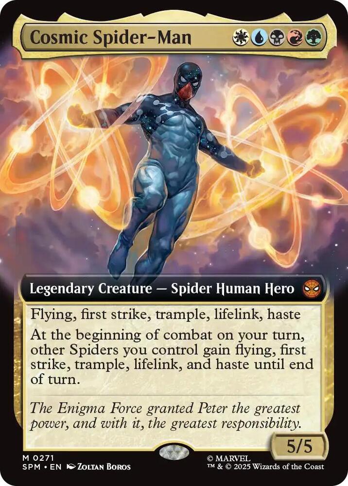 Cosmic Spider Man Extended Art 271 (Marvel's Spider-Man)  | Good Games Adelaide SA