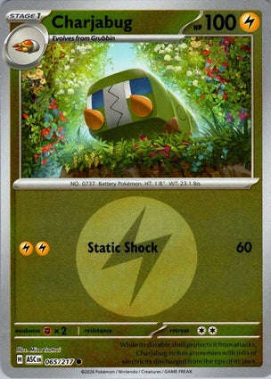 Charjabug 065/217 (ME: Ascended Heroes)  - Reverse Holofoil | Good Games Adelaide SA