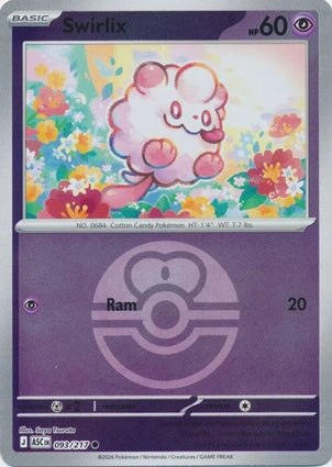 Swirlix 093/217 (ME: Ascended Heroes)  - Reverse Holofoil | Good Games Adelaide SA